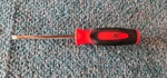 Snap-on New Red/black 3/16" Flat Head Soft Grip Mini-tip Screwdriver SGD306B!. Fixed Price $34.95.