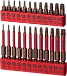 25PCS Torx Bit Set T5-T40 Security Tamper Resistant 1"& 2" Magnetic. Fixed Price $14.99.