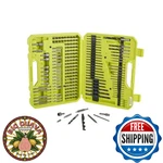 Ryobi Drill And Driver Bit Set 195-PIECE. Fixed Price $91.07.
