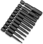 S2 Steel Hex Head Screwdriver Bit Set, 10PCS, 1.5-8MM Metric, 1/4 Inch Shank. Fixed Price $12.68.