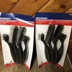 2 Pack Warner Carbon Wire Fine Brush 4 Piece Each New. Fixed Price $14.95.