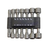 14PC Power Nut Driver Set Dual Metric & Standard Sae 1/4" Shank New. Fixed Price $15.59.