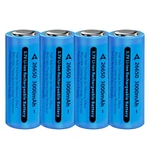 Lot 26650 Battery Flat Top 3.7V Li-ion Rechargeable Batteries For Led Flashlight. Fixed Price $40.99.