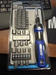 Power Torque Quick-release Ratcheting, Metric Screwdriver & Nut 36PC Set. Fixed Price $21.99.