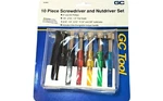 10 Piece Radio Screwdriver/nutdriver Set W/ Torque Handle, Gc Electronics 12-041. Fixed Price $24.89.
