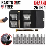 Precision Screwdriver Set 25 In 1 Eyeglass Repair Tool Kit,for Phone,watch, Etc.. Fixed Price $7.00.