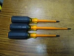 3 Klein 1000V Screwdrivers. Fixed Price $25.49.