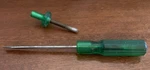 Quick Wedge, Salt Lake City. Slottet Holder /screw Driver. #1834. Green. Fixed Price $14.00.