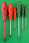 Wera Kraftform Screwdriver Set Paladin Germany 5/16' Hex Phillips Flat. Fixed Price $58.00.