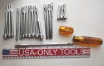 Rca Branded Xcelite Tools Usa, 21 Piece Set, Series 99 Nut Screwdriver. Fixed Price $92.00.