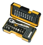 Felo 33PC 1/4" Ratchet And Bit Set With Extension Socket Adapter. Fixed Price $74.99.