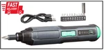 Denali By Skil 4V Cordless Stick Screwdriver With 10-PIECE Bit Set And Usb Cable. Fixed Price $30.34.