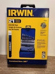 Reduced! New Irwin 63221 Cobalt Alloy Steel Drill Bit Set 21-PC Jobber. Fixed Price $24.95.