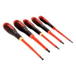 Bahco BE-9881S 1000V Insulated Ergo 5-PIECE Screwdriver Set. Fixed Price $67.19.