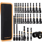 Mulwark 29PC Magnetic Nut Driver Set Sae Metric 1/4" Hex Impact Drill Bit Kit. Fixed Price $51.99.