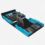 Hazet 2200SC-1 Smartcase Bit Set With Handle, 69 Pieces. Fixed Price $148.64.