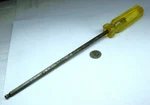 Bondhus 10711 Nos Long 7/32" Size Hex Ball End Screw Driver 10-1/2" Oal. Fixed Price $6.13.
