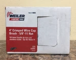 Weiler 36036 Vortec Pro 4 In. X 5/8-11 Crimped Wire Cup Brush. Fixed Price $23.88.