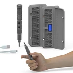Pkey Mini Electric Screwdriver, Silver. Fixed Price $58.81.