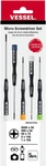 Vessel Precision Micro Tip Screwdriver Set +0000, +000, +00, +0, +1 99005PHPBU. Fixed Price $21.22.