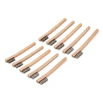 Steelman Stainless 1200 Bristle Wire Brush With Wood Handle, 10-PACK 42563. Fixed Price $14.99.