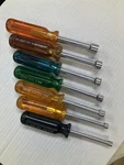 8X Used Vintage Vaco Nut Drivers 3/16 7/32 1/4 5/16 11/32" 3/8 7/16" 1/2. Fixed Price $24.99.