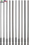 Rocaris 10 Pack Extra Long Phillips Screwdriver Bit Sets, 1/4 Inch Hex Shank Mag. Fixed Price $25.55.