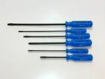 Nos Channellock Tools Usa 6PC Flat Slotted & Phillips Screwdriver Set Lot, Blue. Fixed Price $94.99.
