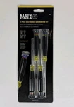 New Klein Tools 4 Piece Precision Electronics Screwdriver Set 85615. Fixed Price $20.99.