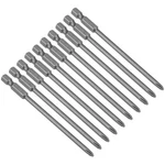 Uxcell 10PCS 100MM 1/4" Hex Shank 4MM PH1 Magnetic Phillips Head Screwdriver .... Fixed Price $23.73.