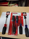 Craftsman 6PC Cushion Grip Screwdriver Set Made In Usa Wf Philips & Flat. Fixed Price $65.00.