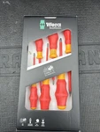 Wera Kraftform 1000V Insulated Electric Screwdriver Set 1160I/7 6PC. Fixed Price $89.00.
