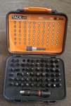Tacklife Screwdriver Bit Set Kit 61 (missing Several) (PSDB1A?). Fixed Price $9.99.