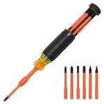 Electrician Auto Locking Screwdriver Klein Tools 6-IN-1 1000V Rated. Fixed Price $59.99.