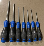 Set Seven Wiha- Softfinis 362IP Torxplus Screwdrivers. Fixed Price $79.95.
