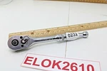 Pro-grade 12012 1/4" Drive 5" Long Quick Release Chrome Ratchet. Fixed Price $18.99.