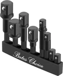 Bates- Impact Grade Sockets Adapter Set, Pcs, 1/4", 3/8", 1/2", Hex Shank,. Fixed Price $7.98.