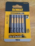 Dewalt 5-PC Maxfit Torx T25 DWAF2TX25-5H 2" Power Screw Driving Bits. Fixed Price $10.99.