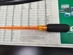 Klein Tools 603-7 Insulated #2 Philips Head Screwdriver 7" Round Shank (open. Fixed Price $19.99.