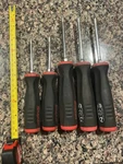 Snap-o Pc. Torx Instinct (soft Grip) Standard Screwdriver Set (red), T15-T30. Fixed Price $135.00.