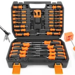 Amartisan 86-PIECE Magnetic Screwdriver Set: Slotted, Phillips, Hex, Torx, Preci. Fixed Price $56.98.