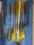Proto Tool 8 Piece Screwdriver Set, With Scraper Made In Usa. Fixed Price $65.00.