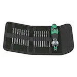 Wera 05051040001 Ratcheting Screwdriver Handle With Assorted Bits (17-PIECE Set). Fixed Price $95.50.