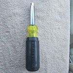 Klein Tools 32527 Multi-bit Driver Combination Black/yellow Steel Plastic. Fixed Price $22.50.