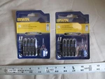 (2) New 5 Pc Irwin Impact Power Bit Set 1903619 Phillips #1 #2 #3. Fixed Price $21.90.