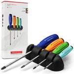 Phillips Screwdriver Set Pb 8242.RB 100% Made 4-PIECE Colored Swissgri. Fixed Price $78.19.
