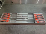Snap Long Screwdriver Set Piece Orange Instinct Handle SGDXL80BO. Fixed Price $241.69.