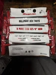 Snap-on Tools Usa New 8PC Sae Soft Grip T-handle Ball Hex Wrench Set AWBCG1600. Fixed Price $119.99.
