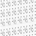 Huhole Pegboard Hooks, J-hook, Inch Silver Pegs 1"-40PACK,. Fixed Price $14.76.