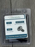 Metallixity 304 Ss 1/4"-20 5/8" Flat Head Hex Socket Screws, Pack. Fixed Price $7.99.